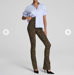 NWT SPANX Supersmooth Perfect Fit Ponte Micro Flare Pant Size L Regular